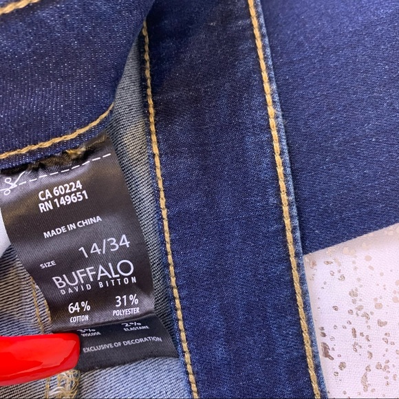 David Bitton Buffalo Distressed Skinny Jeans - Picture 6 of 6